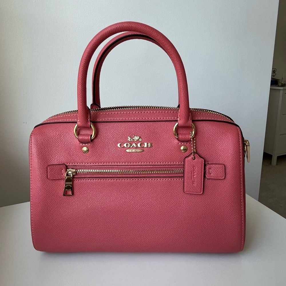 Coach Pink Leather Women's Bag